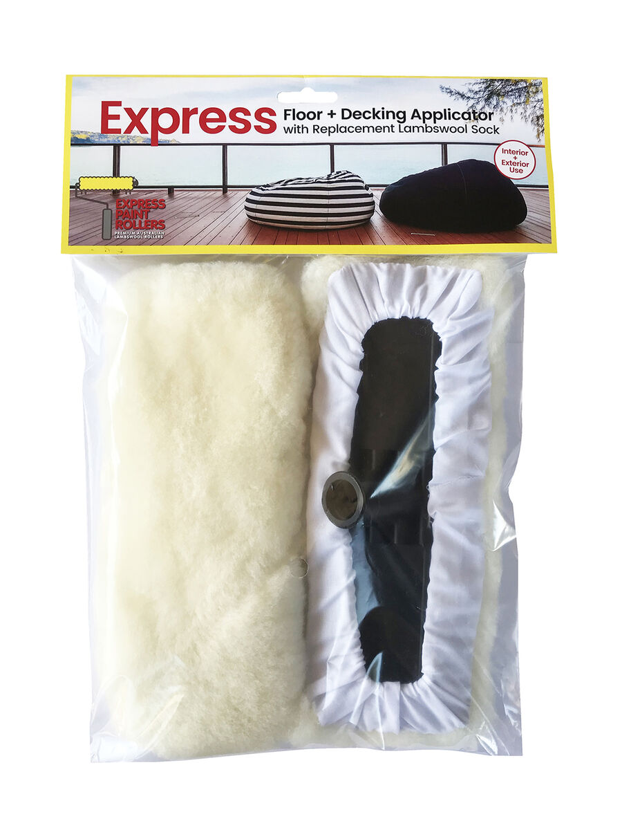 Express Lambswool Floor Applicator + Replacement Sock