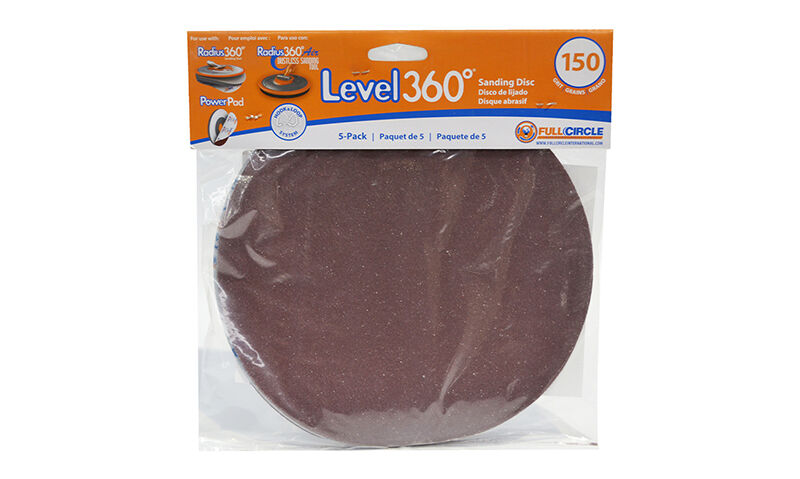 Full Circle Radius 360 Drywall Sanding Discs - 9 Inch, 150-Grit, 25 Pack (Fits PC 7800)